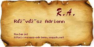 Révész Adrienn névjegykártya