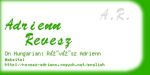 adrienn revesz business card